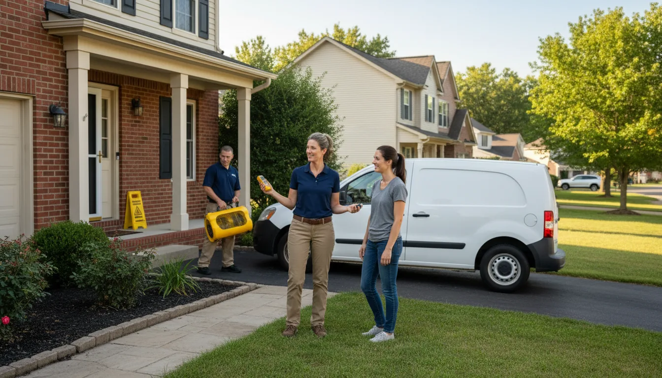Water restoration image for Emergency Water Damage Restoration in Braman, OK